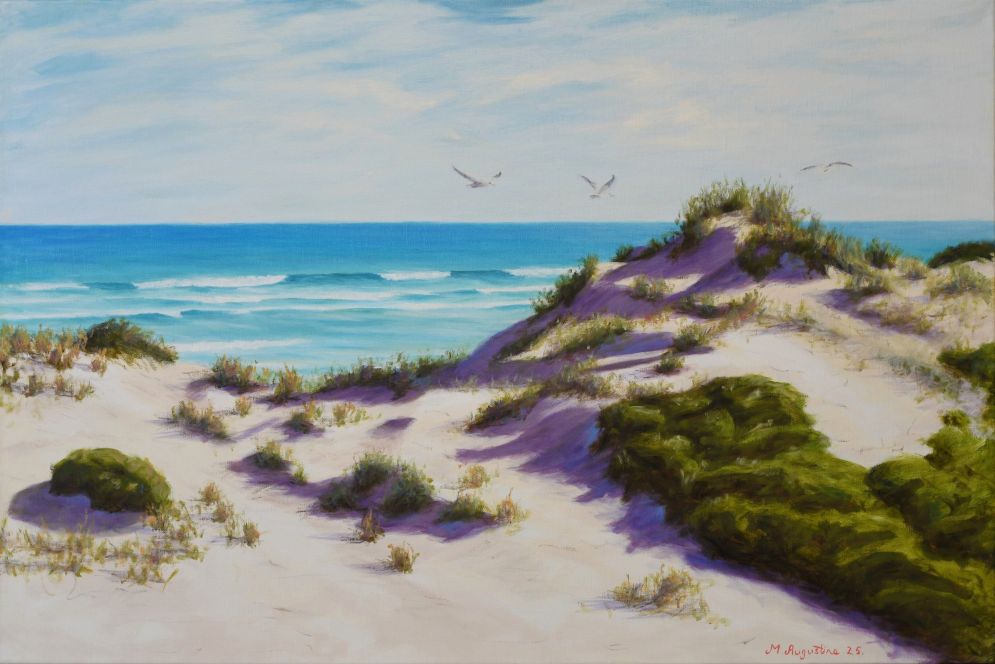 Reef beach 61x91cm $1700